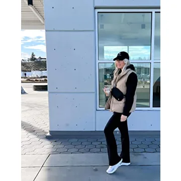 Stylish Springrain Womens Oversized Puffer Vest for Winter