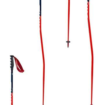 Swix Winter Sports Recreation Competition Alpine Skiing Racing Freeriding WC Pro Super-G Aluminum Poles, 115cm