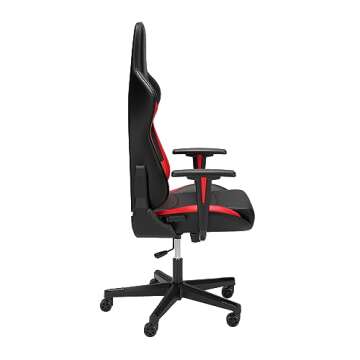 RESPAWN 110 Gaming Chair - Gamer Chair PC Computer Chair, Ergonomic Gaming Chairs, Office Chair with Integrated Headrest, Gaming Chair for Adults 135 Degree Recline with Angle Lock - Red