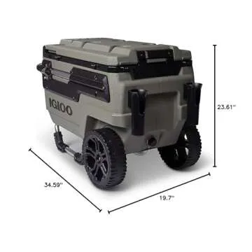 Igloo Trailmate Journey 70 Qt Cooler, Olive