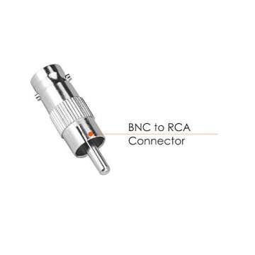 ZOSI 10 Pack BNC Female Jack to RCA Male Coaxial Cable Connector Adapter for CCTV Security Camera System