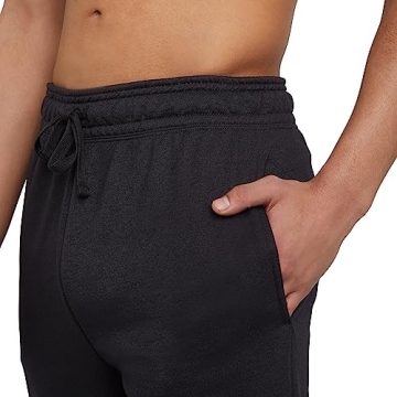 Hanes Men's Large Black Jogger Sweatpants with Pockets