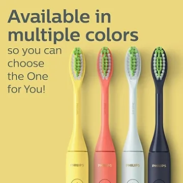 Philips Sonicare One Toothbrush, Electric Battery Powered Toothbrush with Sleek Travel Case and 2pk Toothbrush Heads - Mango Yellow, HY1100-02