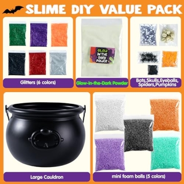 JOYIN Halloween Slime Kit - Spooky DIY Fun for Kids