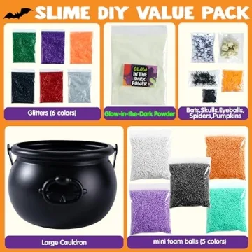 JOYIN Halloween Slime Kit - Spooky DIY Fun for Kids