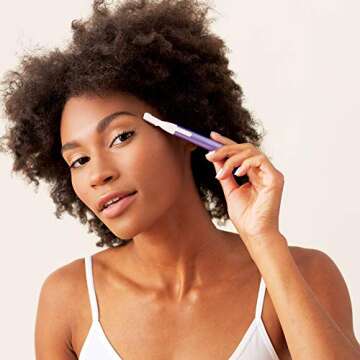 Plum Beauty Personal Hair Trimmer, Painless Hair Removal, Compact, Portable Design