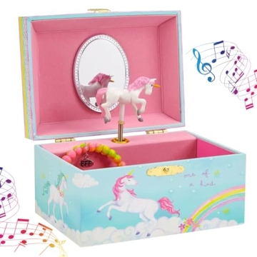 Magical Unicorn Jewelry Box for Little Girls