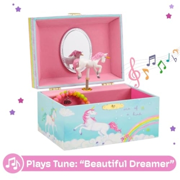 Magical Unicorn Jewelry Box for Little Girls