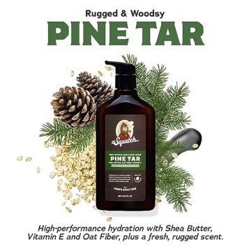 Dr. Squatch Men's Natural Lotion - 24-hour Hydration