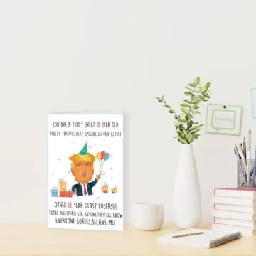 Funny Trump 18th Birthday Card - Humorous Gift