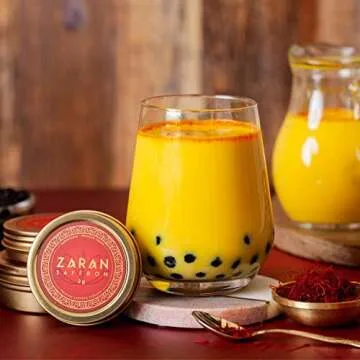 Zaran Saffron, Superior Saffron Threads (Super Negin) Premium grade Saffron Spice for Paella, Risotto, Tea's, and all Culinary Uses (2 Grams)