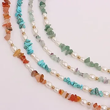 Bohemian Pearl Carnelian Necklace for Stylish Women