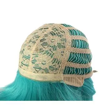 Onedor 10" Short Straight Hair Flapper Cosplay Costume Bob Wig (TF2315 - Hot Pink)