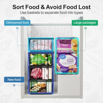 iSPECLE Freezer Bins - Organize Your Frozen Foods Easily