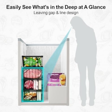iSPECLE Freezer Bins - Organize Your Frozen Foods Easily