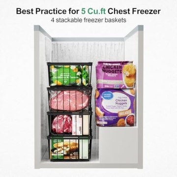 iSPECLE Freezer Bins - Organize Your Frozen Foods Easily