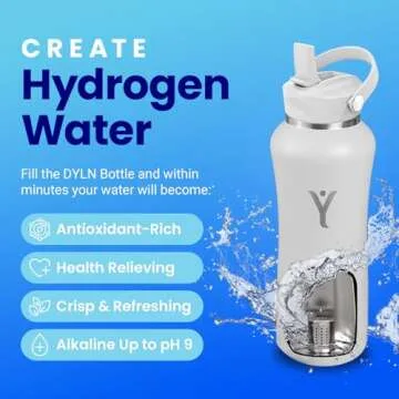 DYLN Alkaline Water Bottle | Portable Hydrogen Water Bottle for Healthy Hydration