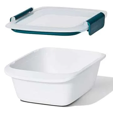 OXO Good Grips Prep & Go 10 Piece Set | Leakproof Food Storage | Ideal for leftovers, meal prep and work lunches | BPA Free | Microwave Safe | Dishwasher Safe | Freezer Safe | Odor and Stain Resistant