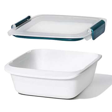 OXO Good Grips Prep & Go 10 Piece Set | Leakproof Food Storage | Ideal for leftovers, meal prep and work lunches | BPA Free | Microwave Safe | Dishwasher Safe | Freezer Safe | Odor and Stain Resistant