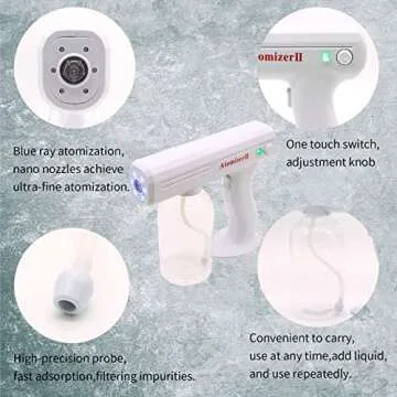 Nano Atomizer Spray Gun for Home and Garden Cleaning