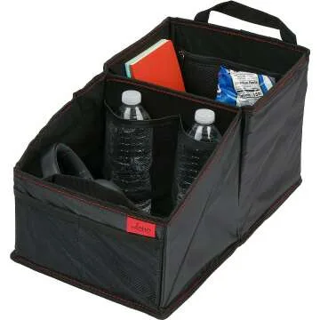 Lusso Gear Car Seat Organizer with Cup Holders