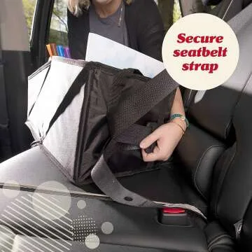 Lusso Gear Car Seat Organizer with Cup Holders