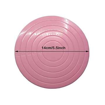 Cookie Decorating Turn Table - 5.5 Inch Mini Spinning Cake Decorating Stand 360 Degree Revolving Cookie Swivel Stand