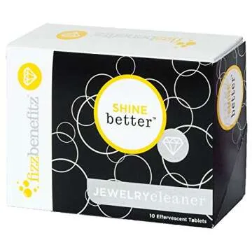 FizzBenefitz Shine Jewelry Cleaner Effervescent Tablets 10 Pack