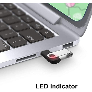 JUANWE 64GB USB Flash Drives 2 Pack with Swivel Design