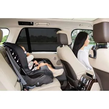 Autopect Side Window Sunshade Sock Screen-Shade (Pack of 2) – Block Sun Rays to Keep Car Interior Cool and Comfortable – Elasticized Universal Fit Mesh Sun Shade for Car, Truck, SUV, Van