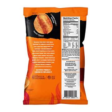 WILDE Buffalo Protein Chips, Thin and Crispy, High Protein, Keto Friendly, Made with Real Ingredient...