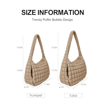 LEXSION Lightweight Quilted Tote Bag for Every Occasion
