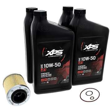 Can-Am 4T 10W-50 Synthetic Oil Change Kit for Rotax 900 ACE engine 779261