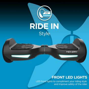 Hover-1 Drive Hoverboard - Speed, Range & Lights