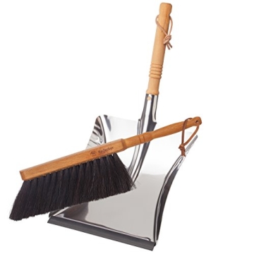 REDECKER Horsehair Broom & Dustpan Set for Home