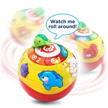 VTech Wiggle and Crawl Ball - Engaging Toy for Infants