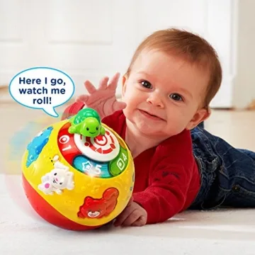 VTech Wiggle and Crawl Ball - Engaging Toy for Infants