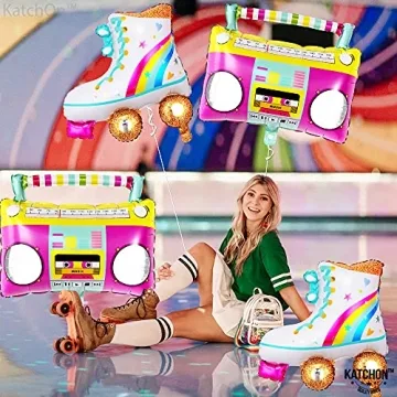 KatchOn Roller Skate Balloons 22 Inch Fun Party Decorations
