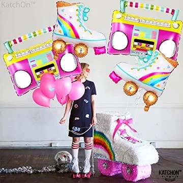 KatchOn Roller Skate Balloons 22 Inch Fun Party Decorations