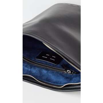 Proenza Schouler White Label Women's Leather Spring Bucket Bag, Black, One Size