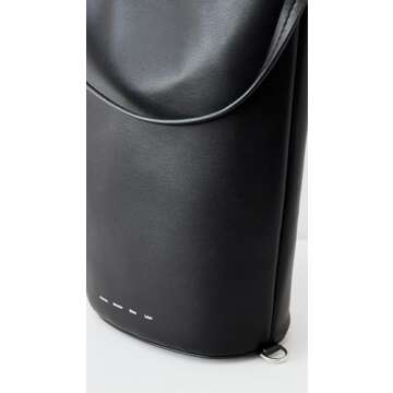 Proenza Schouler White Label Women's Leather Spring Bucket Bag, Black, One Size