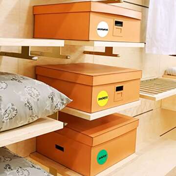 Zonon 400 Pieces 2 Inch Colored Dot Stickers 10 Assorted Colors Round Color Coding Labels Circle Sticker Label for Coloring, Marking, Organizing