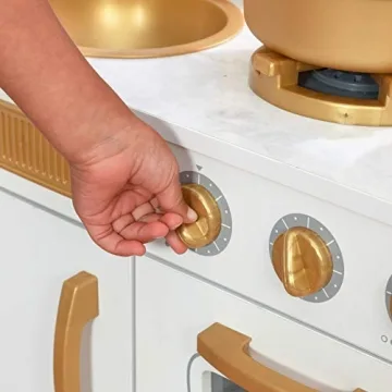 KidKraft Play Kitchen with 27-Piece Cookware Set