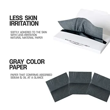 Paper Powdered Oil Clear Blotting Sheets - 3 Pack