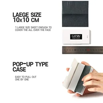 Paper Powdered Oil Clear Blotting Sheets - 3 Pack