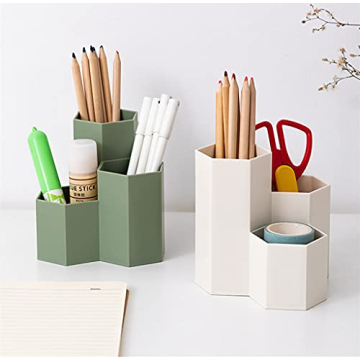 Saikvi Stylish Green Desktop Organizer for Pens
