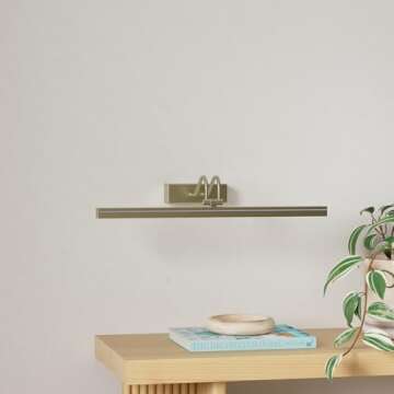 FUNCHDAY Picture Light, Wireless Rechargeable Gallery Lights with Remote, 280LM 48 LED Dimmable Pain...