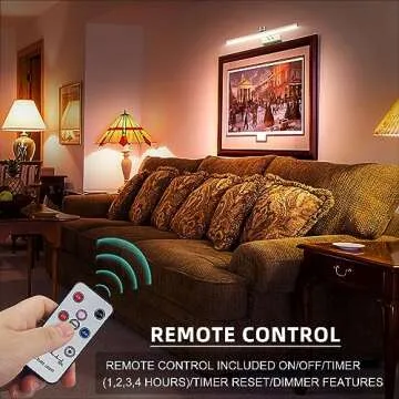 FUNCHDAY Wireless Picture Light - Dimmable Art Lighting