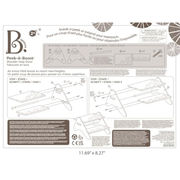 B. toys Peek-A-Boost Step Stool for Kid Independence