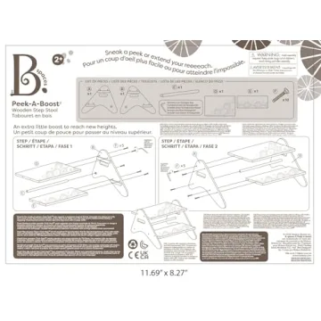 B. toys Peek-A-Boost Step Stool for Kid Independence